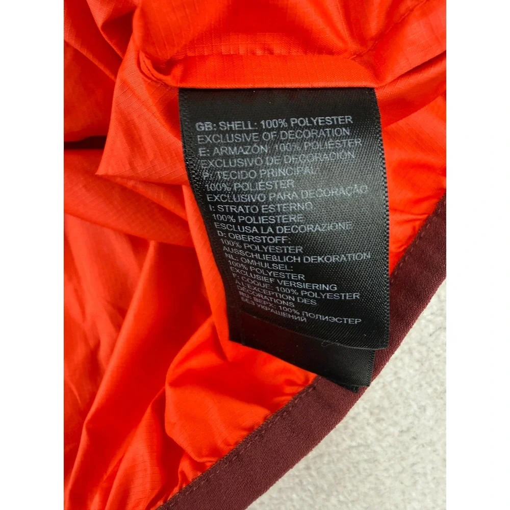 The North Face Fanorak 2.0 Jacket Mens XL Orange Burgundy Windbreaker NF0A3FZL